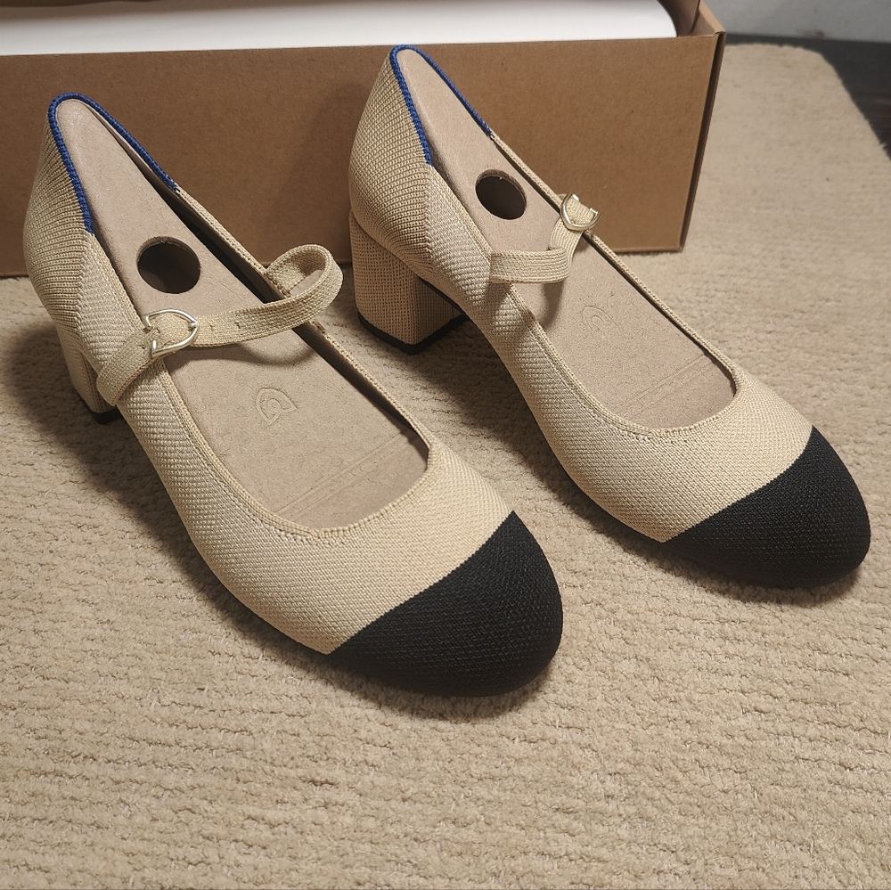 CREAM CAPTOE THE MARY JANE HEEL
